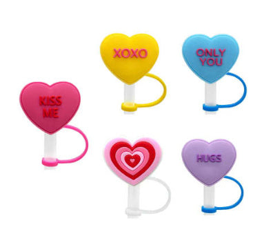 New Valentine's Day Series Straw Mouthpiece