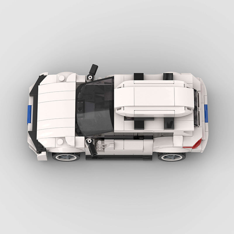 Small Particle Moc City Vehicle Race Model Puzzle