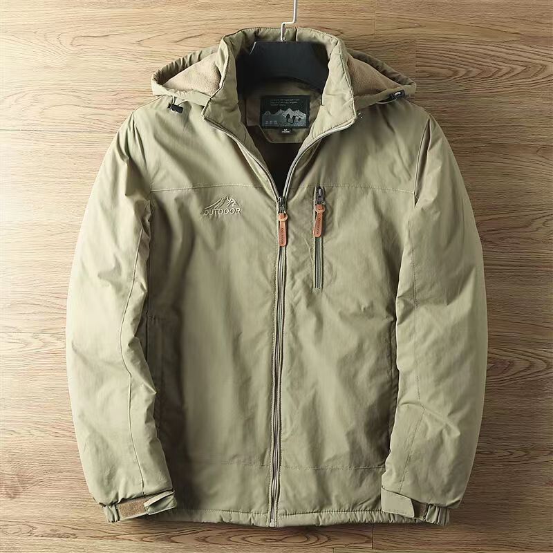 Men's Outdoor Fleece Jacket Detachable Anorak