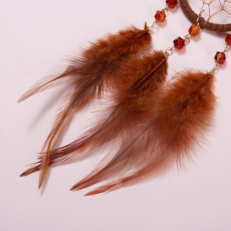 National Style Color Car Dream Catcher Pendant