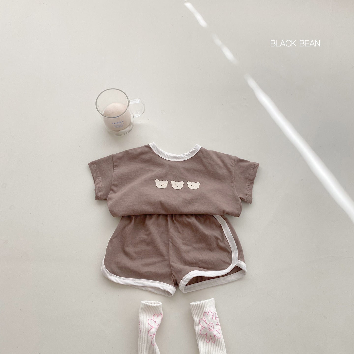 Summer Baby Short-sleeved Shorts Suit Homewear Pajamas