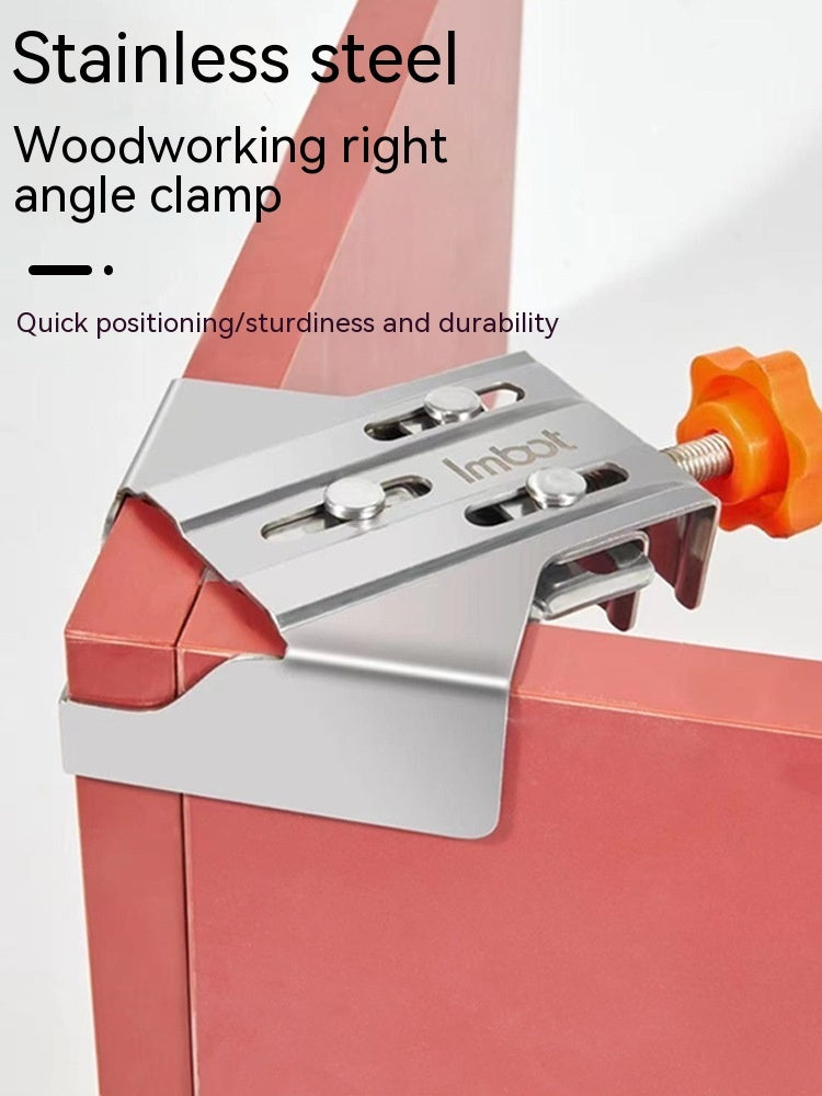 Stainless Steel Woodworking Right Angle Clip Photo Frame And Picture Frame Quick Fixing Clip