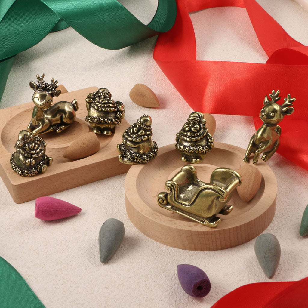 Christmas Sled Creative Antique Reproduction Distressed Ornaments Brass Crafts