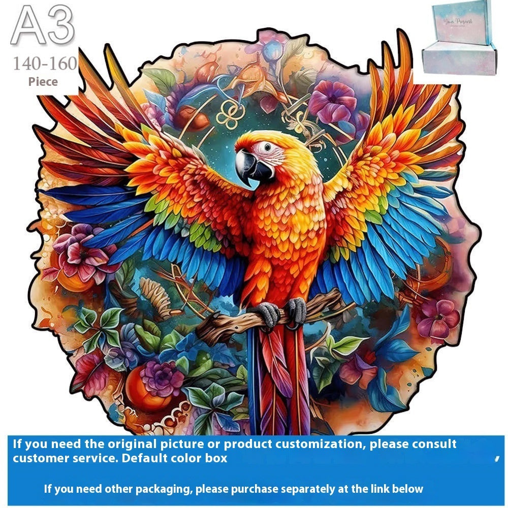 Wooden Puzzle Toys For Alien Animals