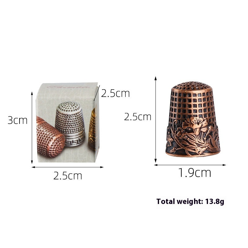 Retro Diamonds Thimble Awl Syringe