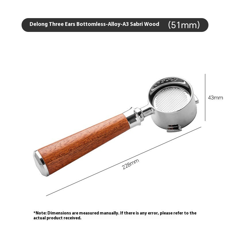 51mm Coffee Machine Handle Modified Solid Wood Handle