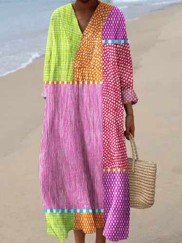 Women's Elegant Chic Loose Mid-length Dress