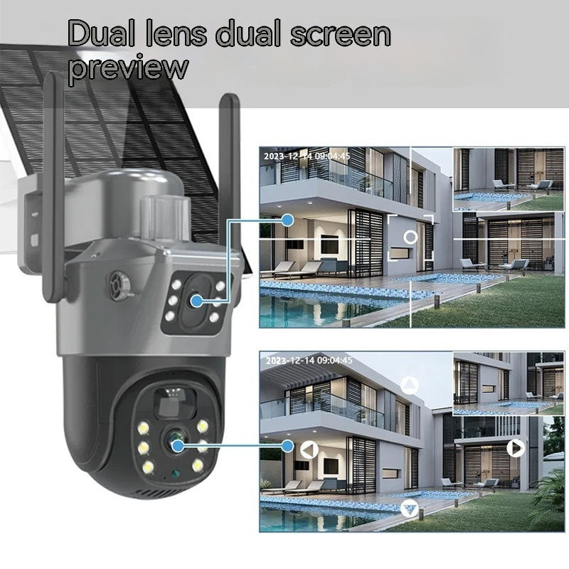 Solar Surveillance Camera Mobile Phone Remote HD Night Vision