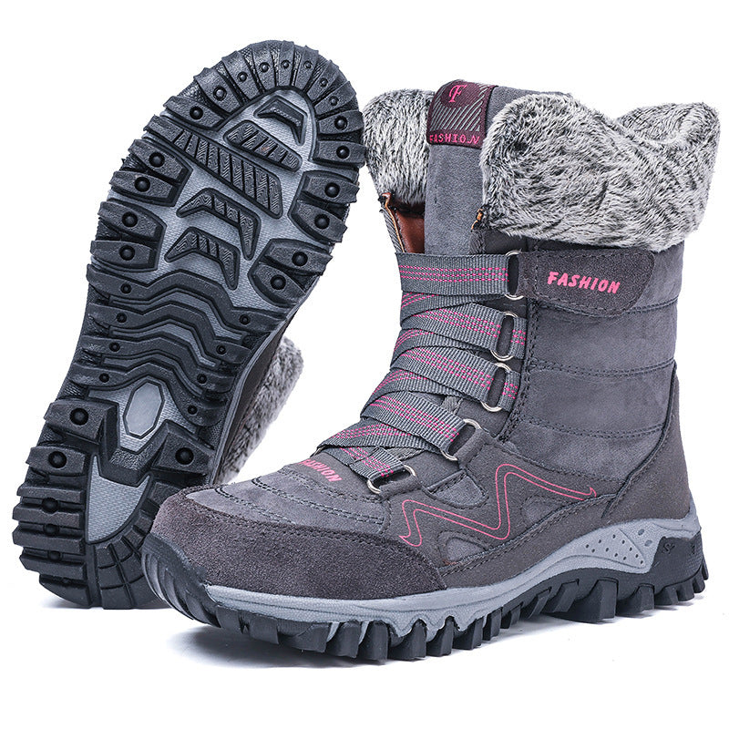 Snow boots high-top plus velvet padded non-slip cotton boots