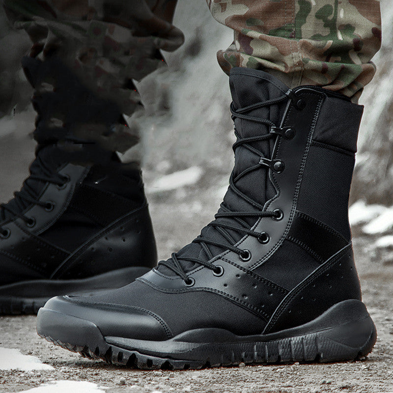 Ultralight and breathable combat boots