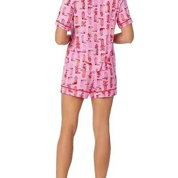 Fashion Striped Casual Two-piece Suit Pajamas For Women