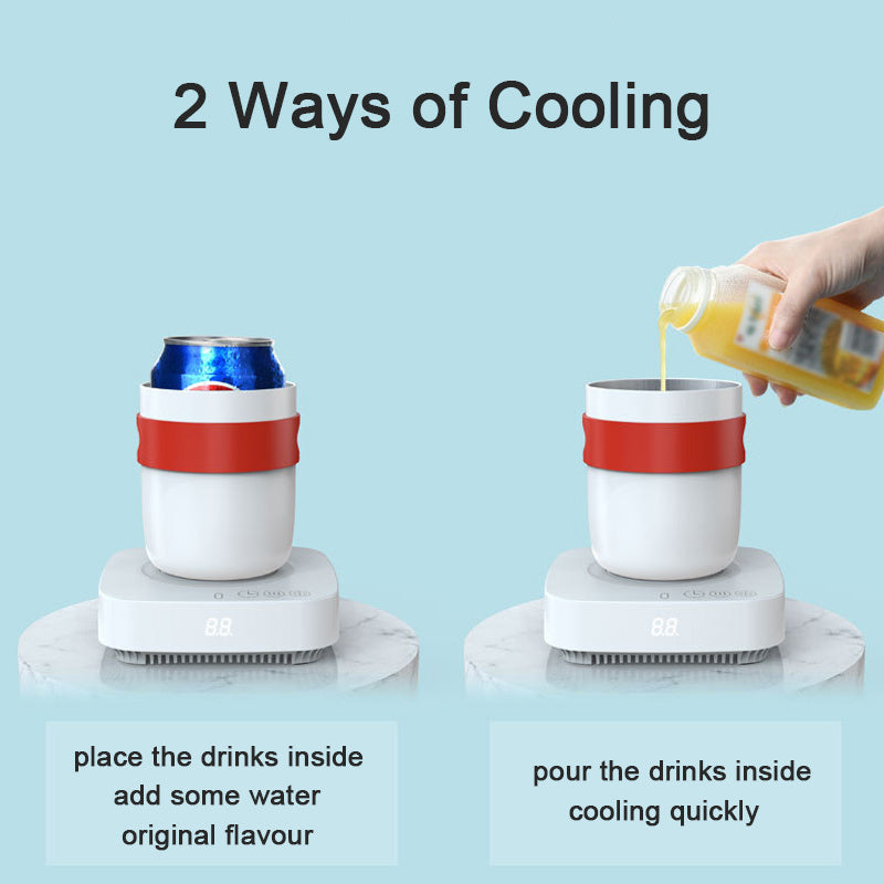 Intelligent heating cup and fast cooling cup