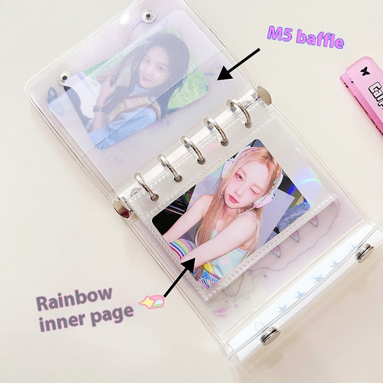 M5 Shell Accessories Bag 5 Holes Journal Book Loose-leaf Paper