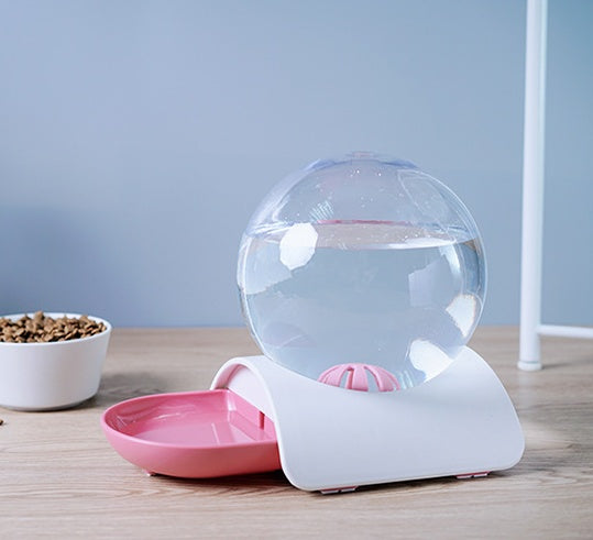 Bubble Pet Cat Non Wet Mouth Water Dispenser