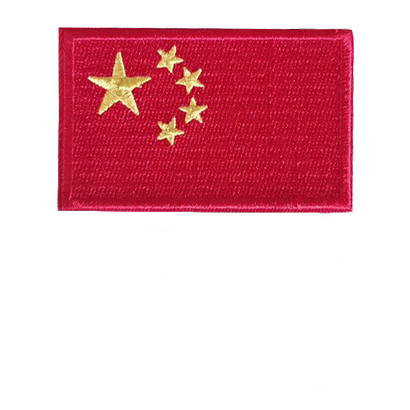 Embroidered National Flag Armband Hat Patch