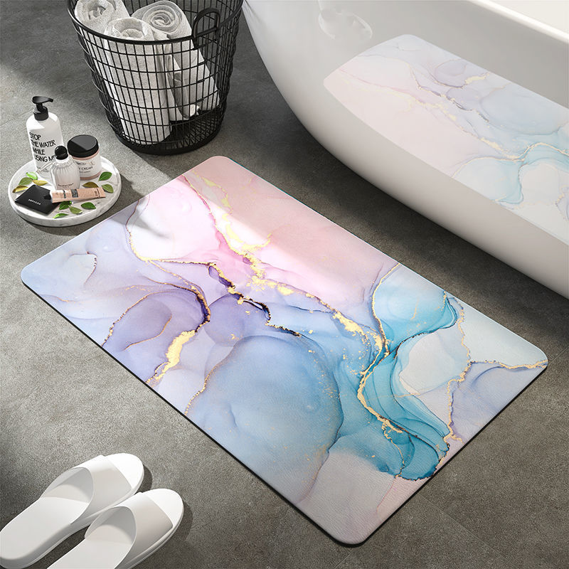 Diatom Ooze Bathroom Absorbent Non-slip Floor Mat