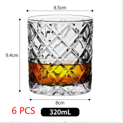 Whiskey Pure Drink Internet Celebrity Beer Brandy Glass Household High-end Classical Foreign Wine Bar Cup