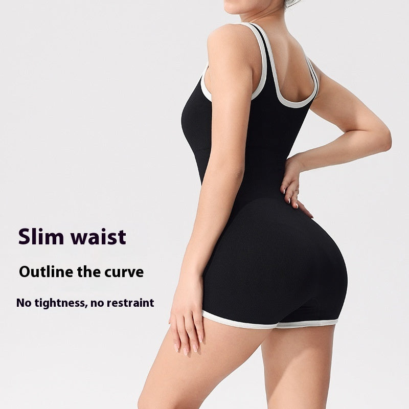 Yoga Jumpsuit Women's Seamless Fitness Sports Jumpsuit