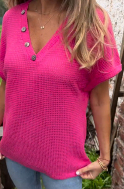 Women's Polyester Elegant Style Short Sleeve