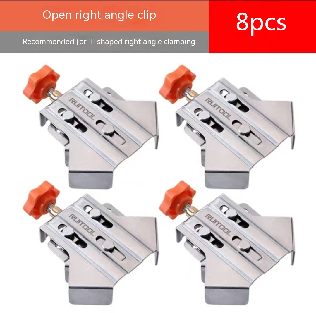 Stainless Steel Woodworking Right Angle Clip Photo Frame And Picture Frame Quick Fixing Clip