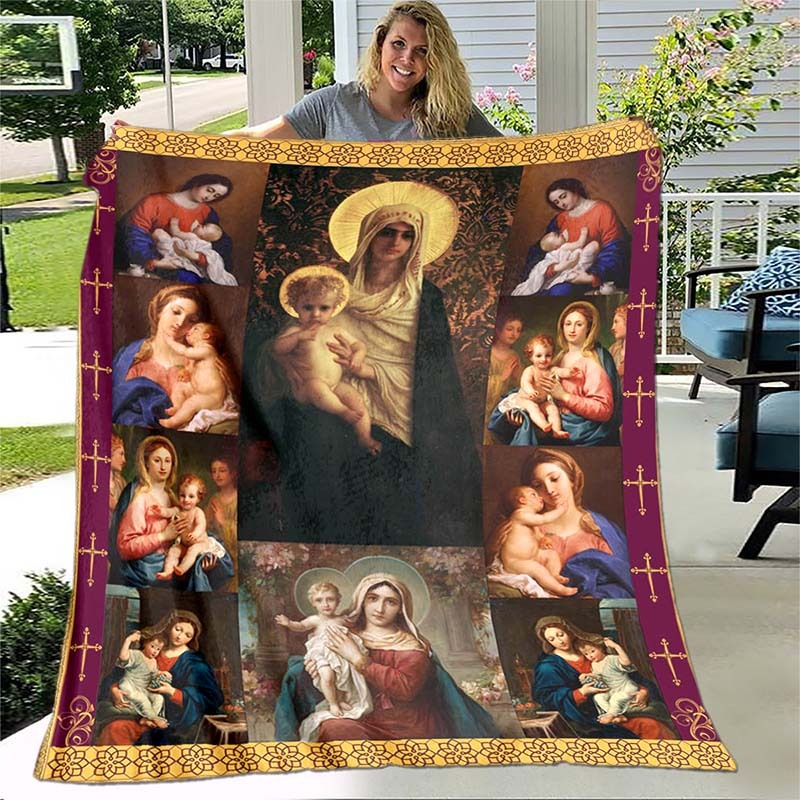 Digital Printing Shu Cotton Double Layer Blanket