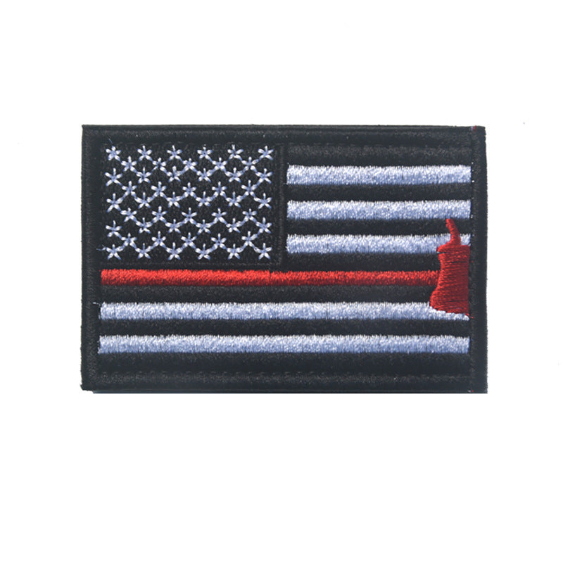 Velcro Label Stars And Stripes Embroidered Cloth Tips Qi Zhang