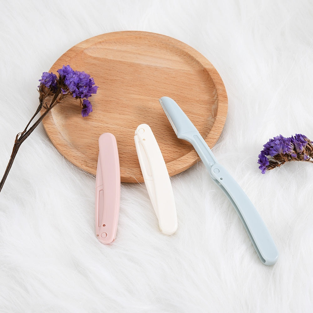 Foldable Eye-brow Knife Sharp Beauty Tools With Net