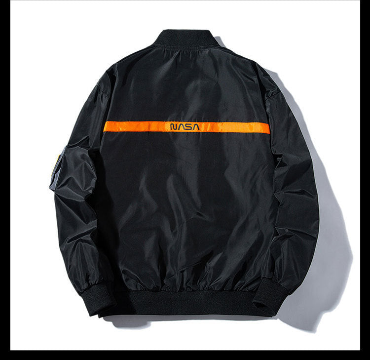 Spring and autumn men's bomber jacket men's astronaut overalls men's and women's overalls astronaut air force one