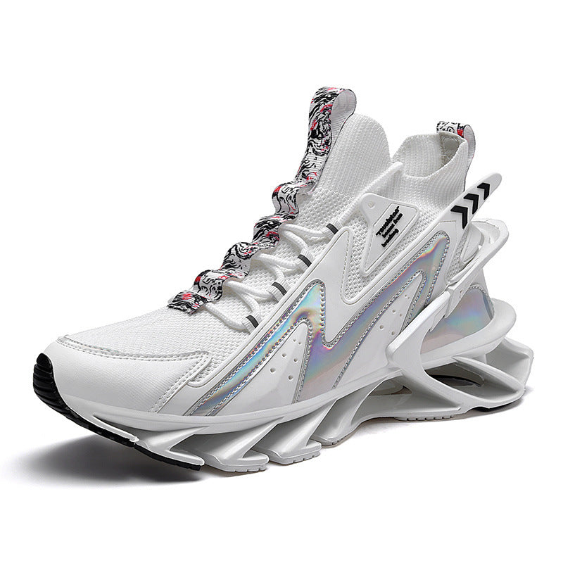 Casual Sports Shoes Breathable Thin Net Shoes Thick-soled Shock Absorption Running