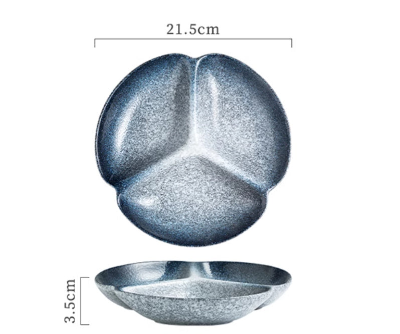 Breakfast Compartments Plate Dish Household