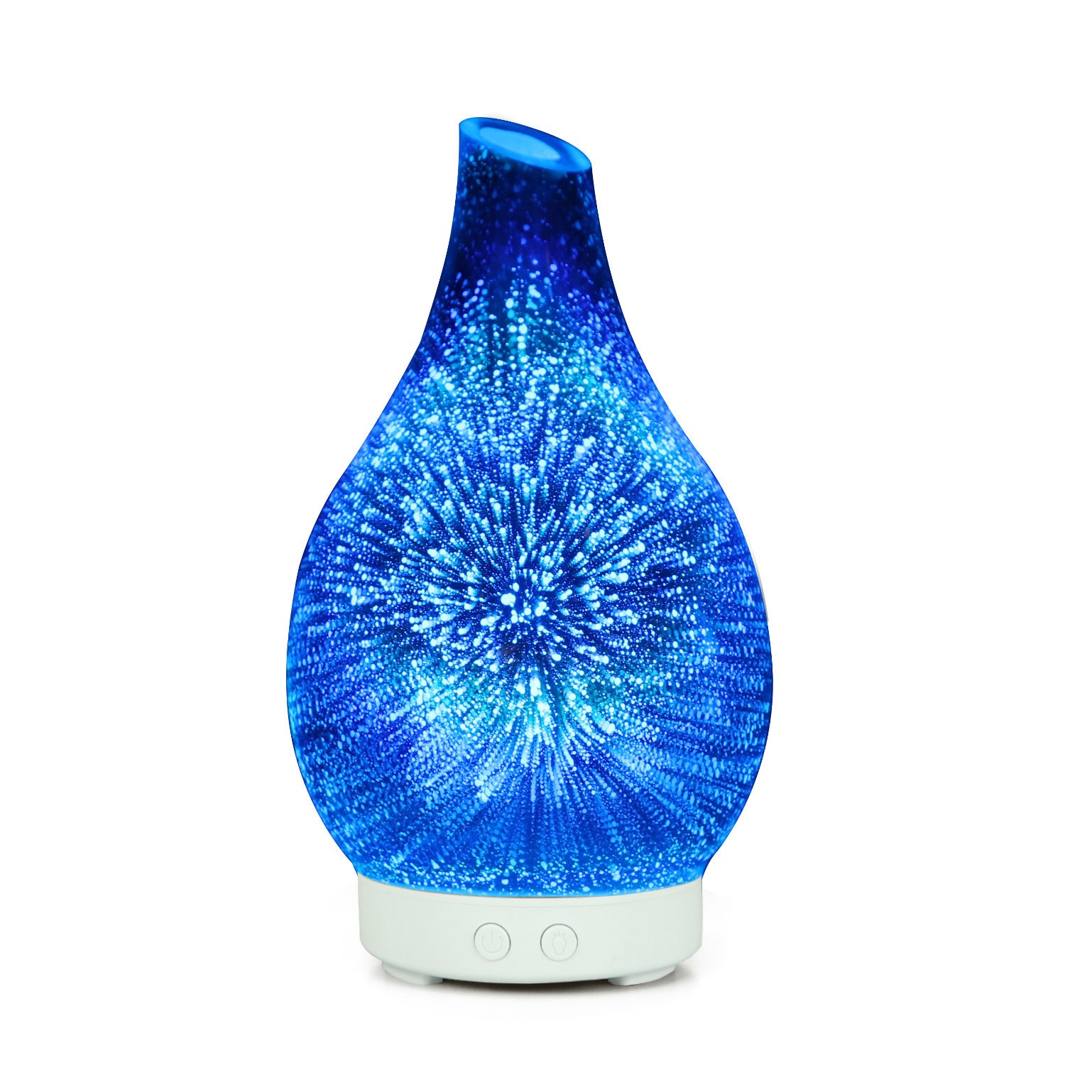 3D Glass Colorful Firework Essential Oil Lamp Aroma Diffuser