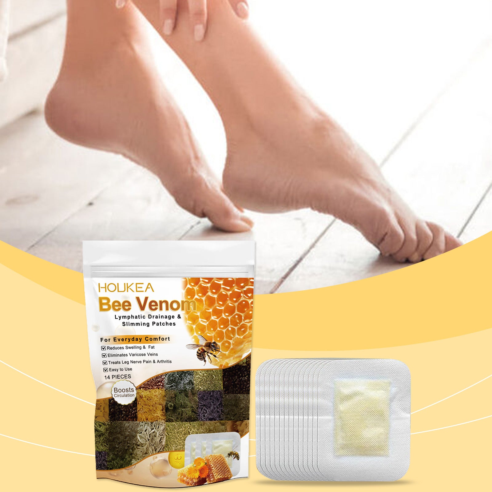 Gentle Moisturizing Body And Feet Dry Hydrating Comfortable Daily Nursing Adhesive Bandage