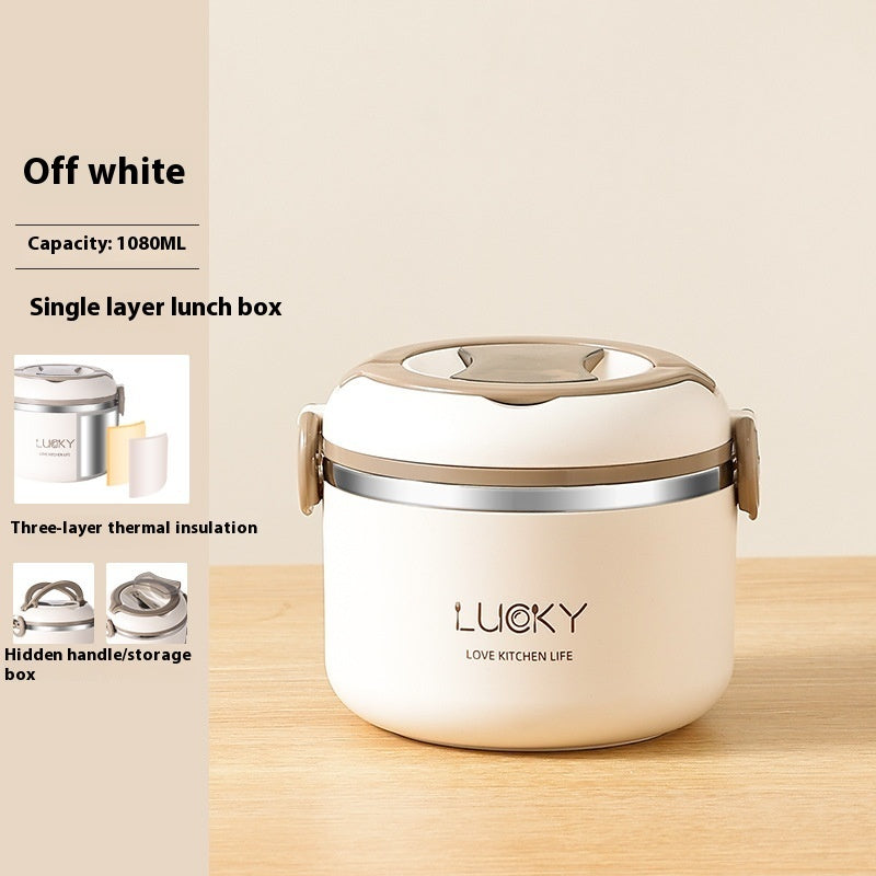 Insulated Stainless Steel 304 Food Grade Office Worker Compartment Japanese Double Deck And Multi-layer Bento Box