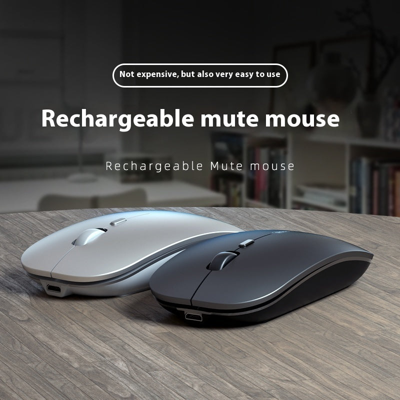 Wireless Mouse Rechargeable Mute