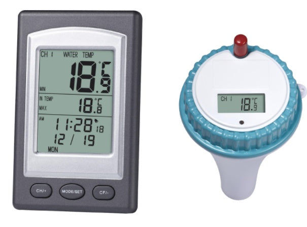 Wireless Indoor and Outdoor Pool Spa Hot Tub Thermometer