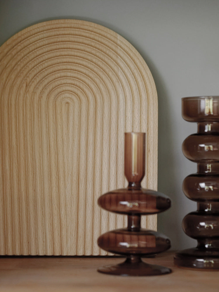 Breakfast Plate Bread Board Log Creative Curved Fruit Cake Tray