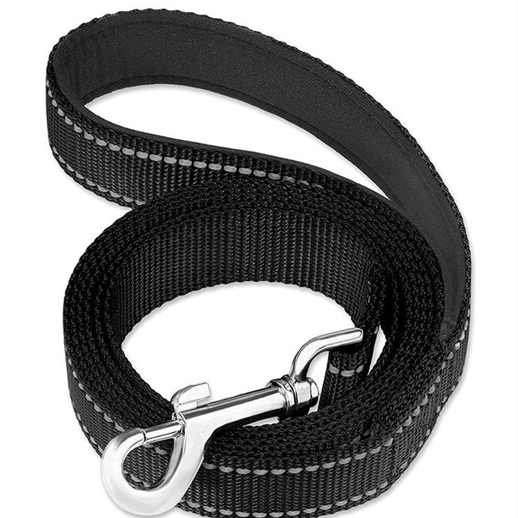 Pet Dog Hand Holding Rope Training Dog Leash