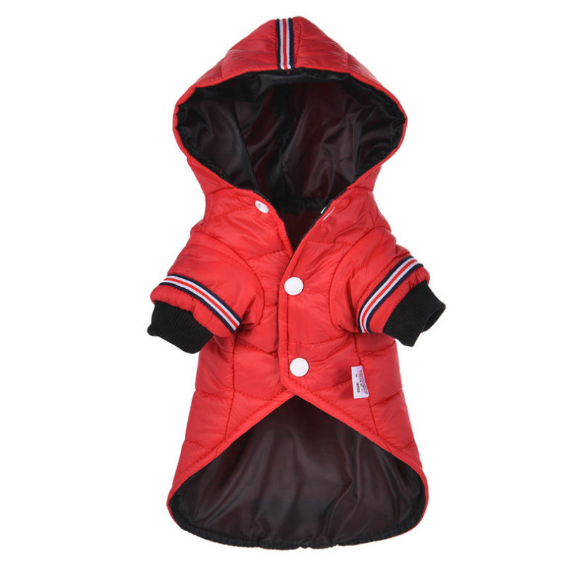 Pet clothes, autumn and winter cotton jacket, small dog
