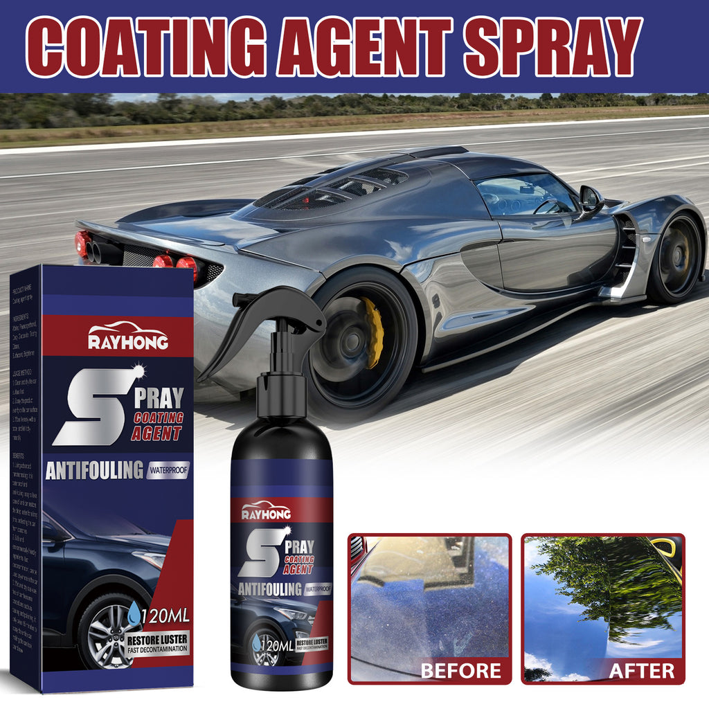 Car Coating Spray Maintenance Paint Surface Decontamination Black Brightening