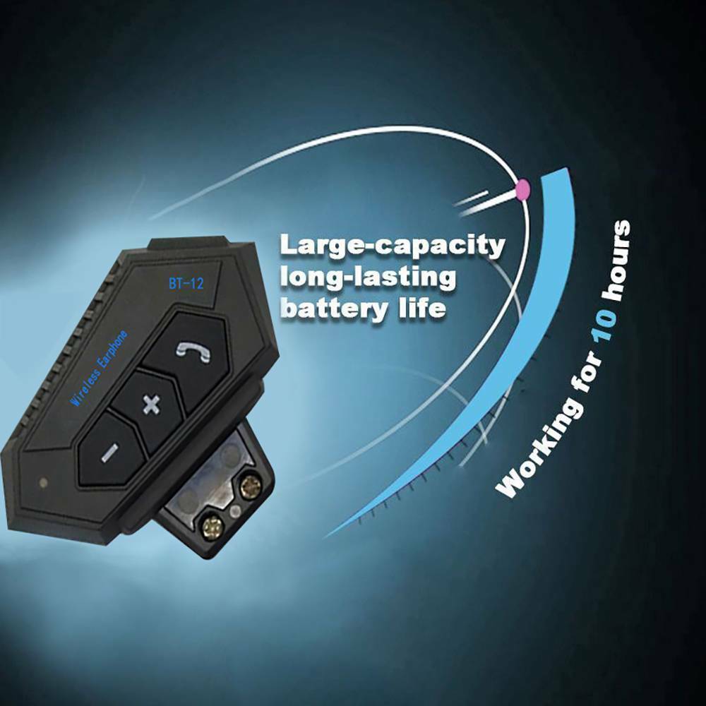 Bluetooth Motorcycle Helmet Headset - Professional Edition