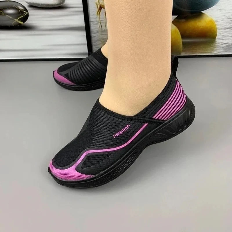 Old Beijing Cloth Shoes Walking Stretch Low-cut Breathable