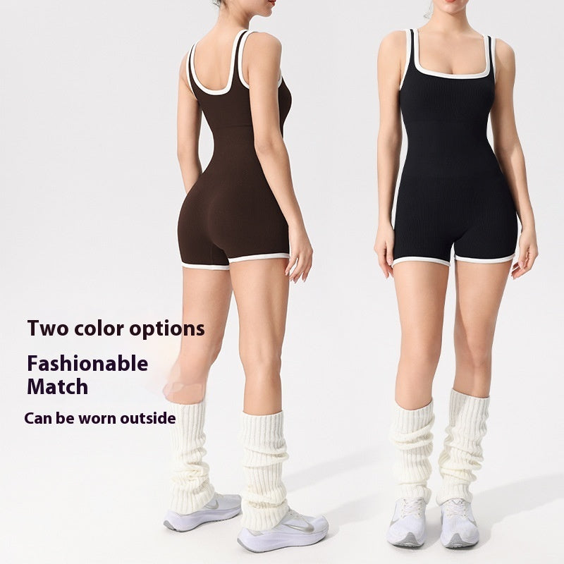 Yoga Jumpsuit Women's Seamless Fitness Sports Jumpsuit