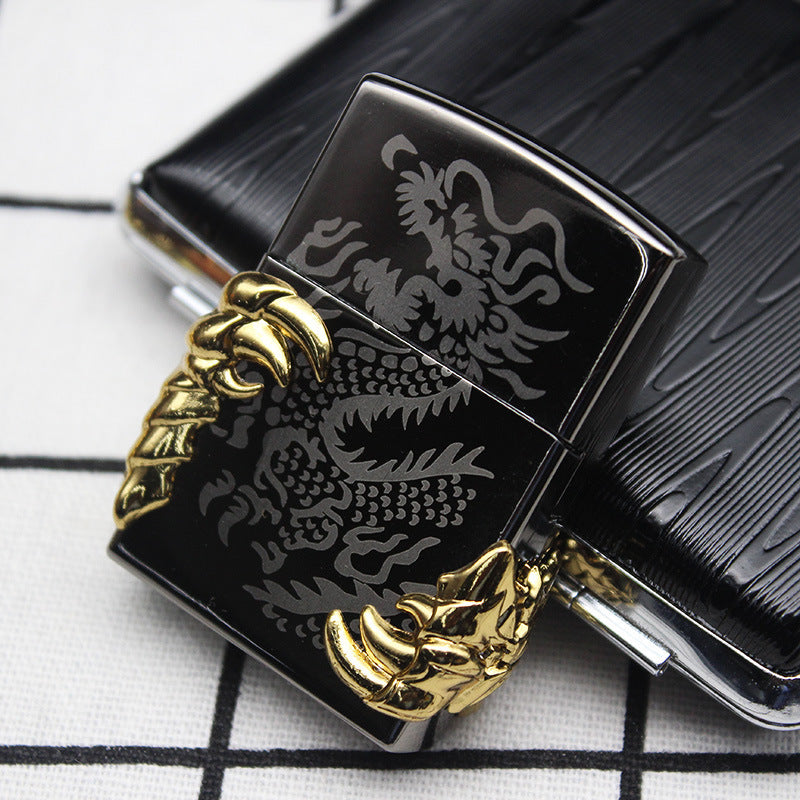 Dragon Claw Grinding Wheel Flame Lighter