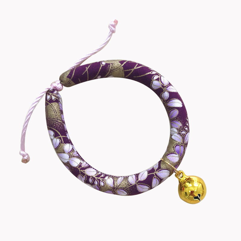 Japanese style pet cat and dog collar necklace