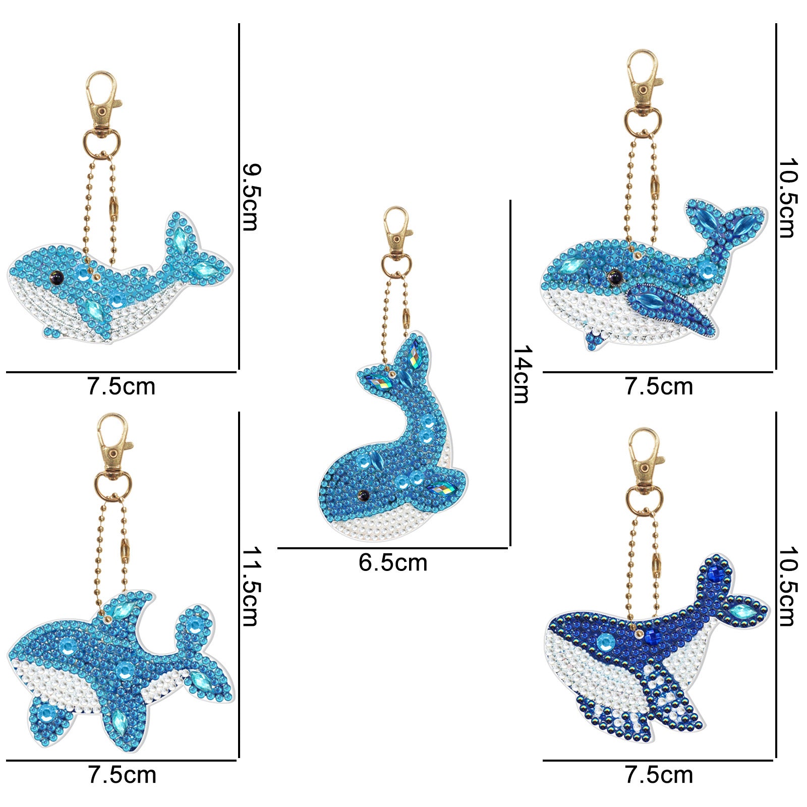 Diamond Painting Keychain Creative Children Cartoon Decorative Pendant