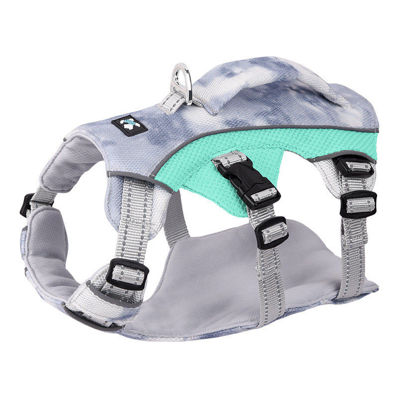 Reflective Pet Cooling Clothes Chest Strap