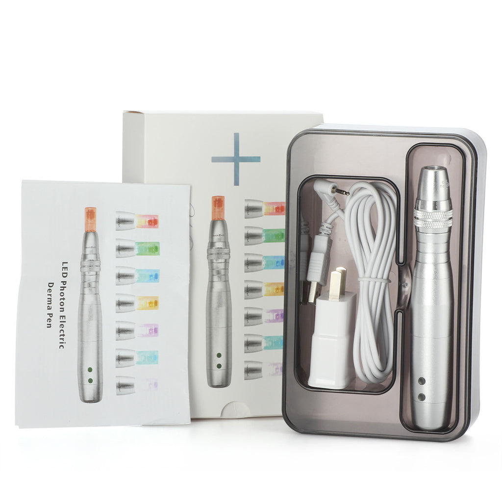 Led Nano Crystal Rechargeable Electric Micro-Needle Instrument