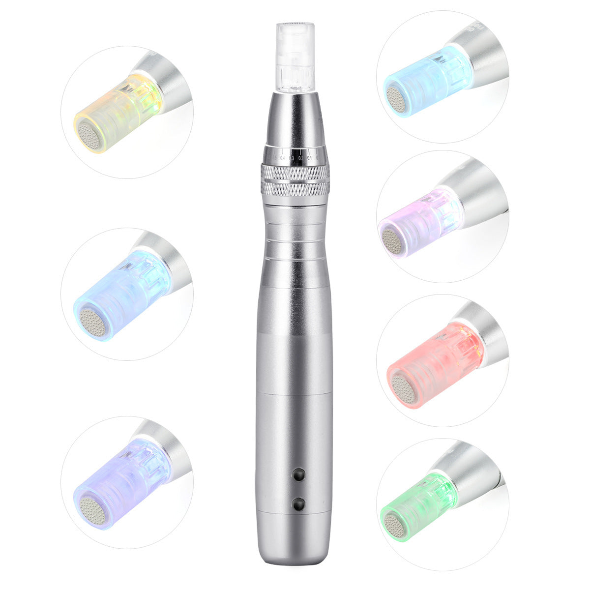 Led Nano Crystal Rechargeable Electric Micro-Needle Instrument