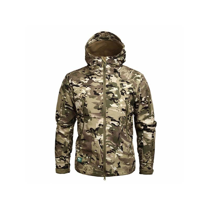 Outdoor Warm Inner Fleece Waterproof Soft Shell Jacket