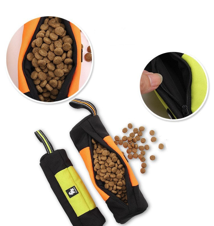 Pet Dog Portable Storage Snack Bag Toy
